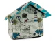 Medium pet house bed for dogs and cats white