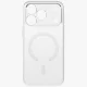 Uniq Airsuit Magclick Charging dėklas, skirtas iPhone 17 Pro, skaidrus
