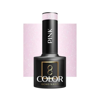 Ocho Nails Pink 301 Hybrid Nail Polish, 5g