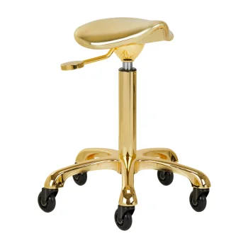Gabbiano Fine Gold Roll Speed Hairdressing Stool