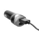 Automobilinis įkroviklis Maclean Energy MCE157 2x USB QC 3.0 4.8A su 1.5m laidu, Silver
