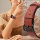Natūralios odos dirželis, skirtas Apple Watch 38 / 40 / 41 mm - Raudonas