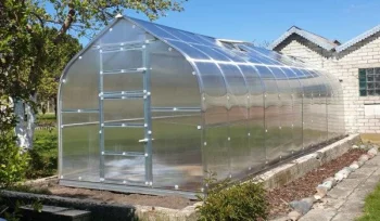 Šiltnamis KLASIKA STANDART 20, 2.5x8 m, su pamatu ir 4 mm polikarbonatu