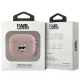 Karl Lagerfeld dėklas, skirtas AirPods 3, Monogram Choupette Head, rožinis