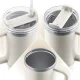 Berdsen Vacuum Thermos Mug with Straw 1180 ml, Cream