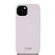 DKNY dėklas iPhone 15 telefonui Silicone Horizontal Metal Logo MagSafe, rožinis
