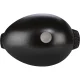 Ovalus ketaus puodas midijoms Staub 25 cm, 2 l, juodas