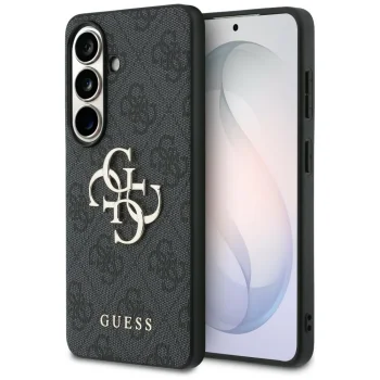 Guess 4G Big Metal Logo Case for Samsung Galaxy S26 - Black