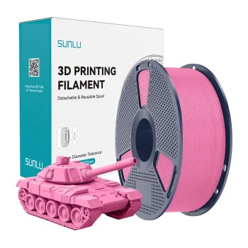 Sunlu PLA+ High-Speed 3D spausdintuvo plastikas 1.75 mm, rožinis (PLA+ H-S P)