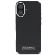 Karl Lagerfeld dėklas iPhone 16 Plus telefonui FW Metal Plate MagSafe, juodas