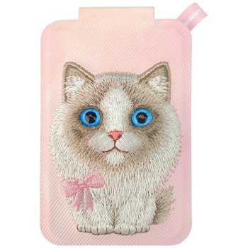 Nimmy Cute Pets 2.0 magnetinis dėklas-piniginė su stovu, rožinis