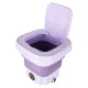 Sulankstoma nešiojama mini skalbimo mašina, 8 l, violetinė