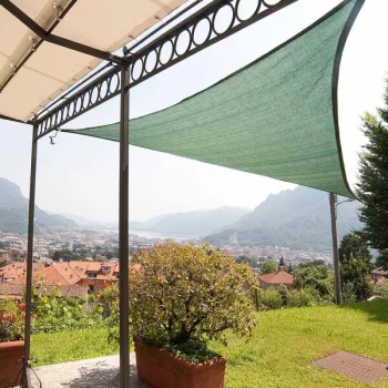 Pavėsio tinklo komplektas SUNSHINE KIT 185 g/m², 3 x 3 x 3 m, žalias