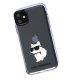Karl Lagerfeld Ikonik Choupette dėklas Apple iPhone 11 / XR, permatomas