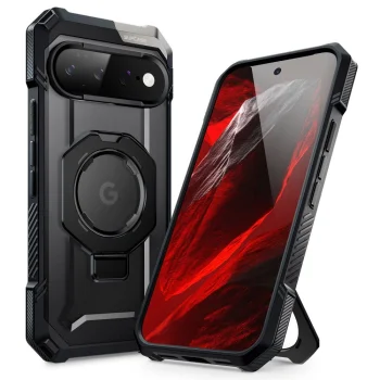 Dėklas Supcase UB Grip Mag MagSafe telefonui Google Pixel 11 Pro XL, juodas