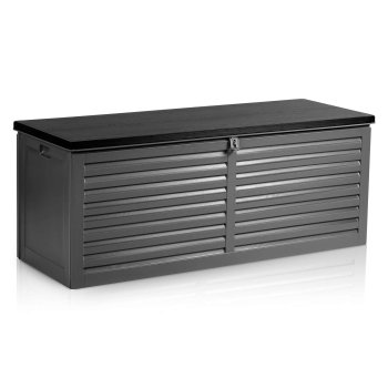 Plonos sodo dėžė 390L, juoda/pilka