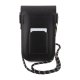 Hello Kitty Leather Daydreaming Cord krepšelis telefonui, juodas