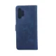 Atverčiamas dėklas Smart Velvet telefonui Samsung Galaxy S26, tamsiai mėlynas