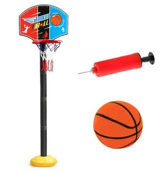 Kids Mini Basketball Set with Adjustable Stand (up to 115 cm)