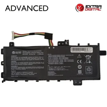 Nešiojamojo kompiuterio baterija ASUS C21n1818-1, 4150mAh, Extra Digital