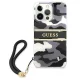 Dėklas Guess Camo Strap iPhone 13 Pro / 13 telefonui, Juodas