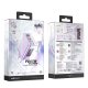 Acefast charger GaN 65W 3 ports (1xUSB, 2xUSB C) purple (A45)