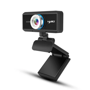 HXSJ S90 HD Webcam 720P Laptop PC Camera with Microphone, Black