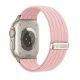 Laikrodžio dirželis Tech-Protect Nylon Sport, skirtas Apple Watch (44/45/46/49 mm), šviesiai rožinis