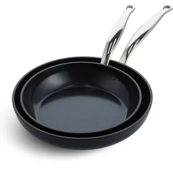 Keptuvių rinkinys GreenPan Barcelona Pro, 2 vnt., 24 ir 28 cm, Black