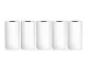 Thermal Paper for Mini Printers 55mm, 5 Rolls, White