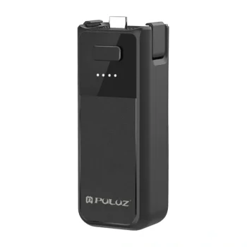 Puluz akumuliatorinė rankena, skirta DJI Osmo Pocket 3 / 4, 2800 mAh, USB-C, juoda