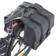 L-BRNO Double-sided Bicycle Bag on the Trunk 35L, Black