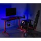 Žaidimų stalas NanoRS RS163 RGB LED, juodas