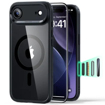 ESR Classic Hybrid MagSafe + Tempered Glass Set  iPhone 17 Air - Clear Black