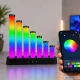 LED RGB stalo lempa ekvalaizeris su pulteliu 24x24 cm