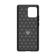 Carbon Case Silicone Case for Motorola Edge 40 Pro, Black