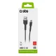 SBS USB-A to USB-C laidas (3 m), juodas
