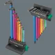 Šešiakampių raktų rinkinys Wera 950/9 Hex-Plus Multicolour 3, 9 dalių