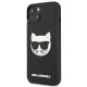 Karl Lagerfeld Ikonik 3D Rubber dėklas iPhone 13 mini, Juodas