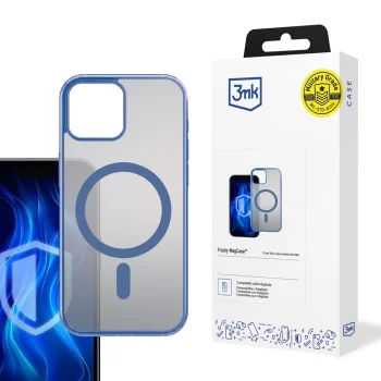 3Mk Protection Frosty MagCase dėklas Apple iPhone 15 Plus, mėlynas