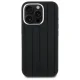 Mercedes dėklas iPhone 16 Pro Max telefonui Silicone Stripes MagSafe, juodas