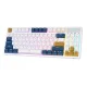 Belaidė mechaninė klaviatūra Royal Kludge RK89 RGB, Lemon switch, balta
