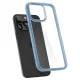 Spigen iPhone 15 Pro Max dėklas Crystal Hybrid, skaidri mėlyna