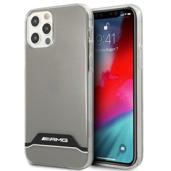 Mercedes AMG Electroplate dėklas iPhone 12 / 12 Pro, skaidrus