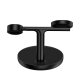 Baseus Swan „trys viename“ magnetinis įkrovimo stovas 20W, juodas