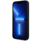 BMW Silicone Slanted Stripes dėklas iPhone 14 Plus / 15 Plus, juodas