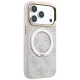 Guess Ring Stand 360 4G Classic Logo MagSafe dėklas iPhone 17 Pro Max / 18 Pro Max, rožinis