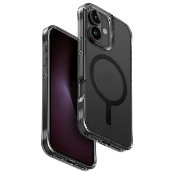Uniq LifePro Xtreme Magclick Charging dėklas telefonui iPhone 16, juodas