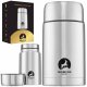 MOUNTAIN GOAT maisto termosas 1L, sidabrinis