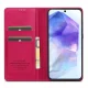 Samsung Galaxy A35 ( SM-A356E/DS ) LC.IMEEKE PU Leather Wallet Protective Book Case Cover, Red